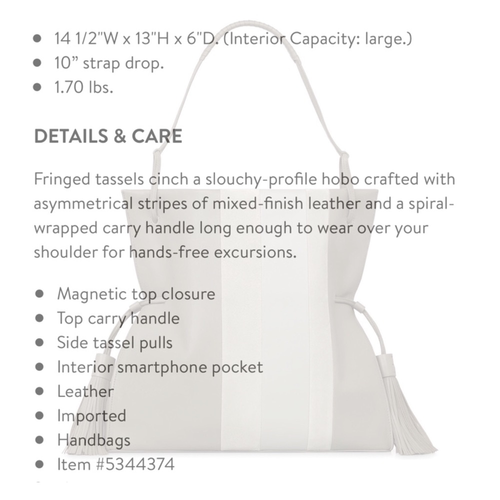Casey Calfskin Leather & Suede Hobo
ALLSAINTS - Picture 6 of 7